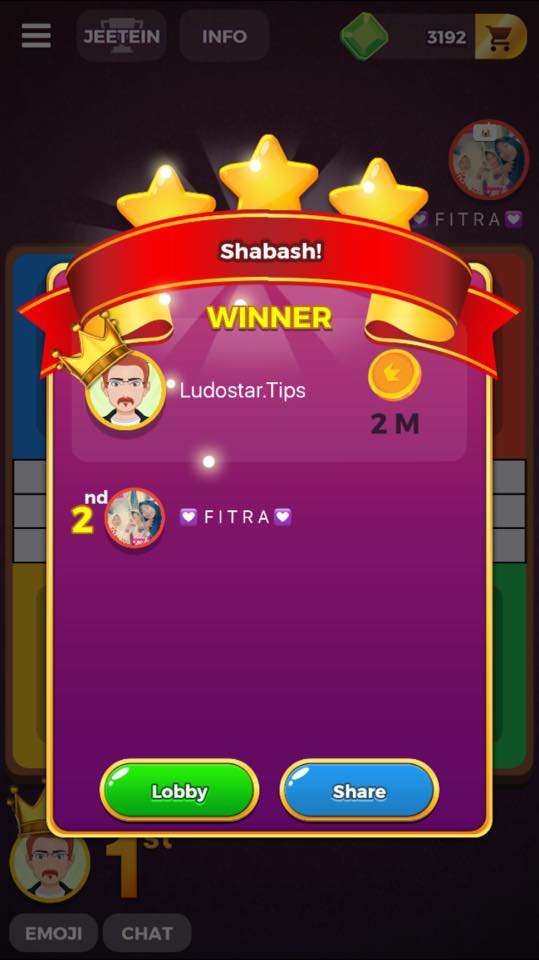 ludo star quick match win 